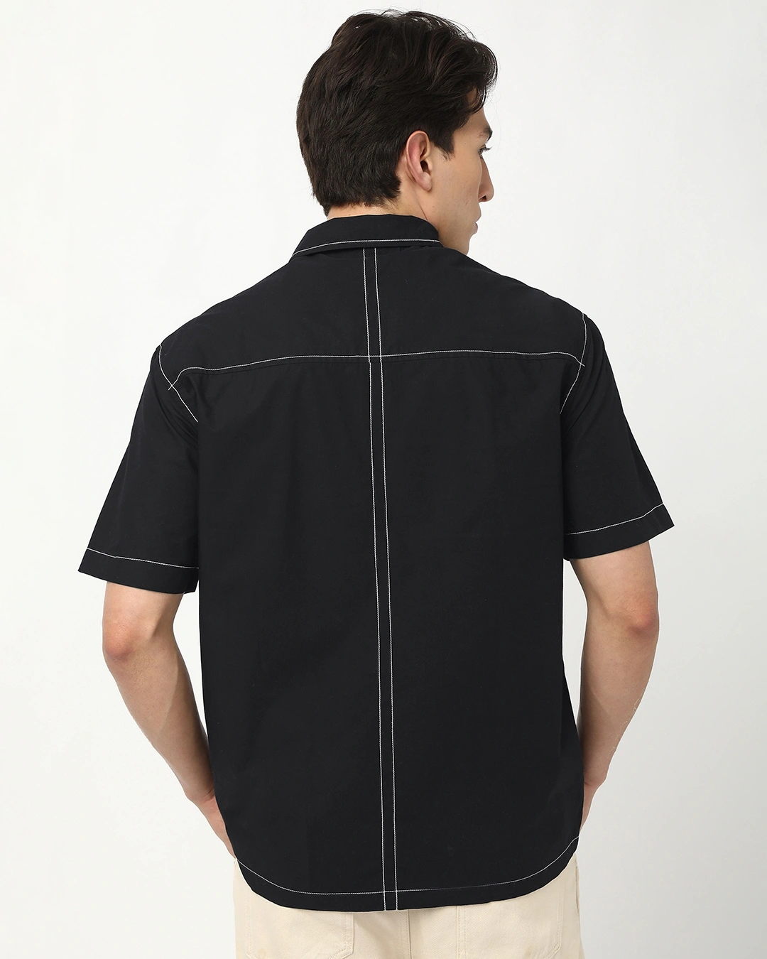 men's jet black oversized shirt men's jet black oversized shirt