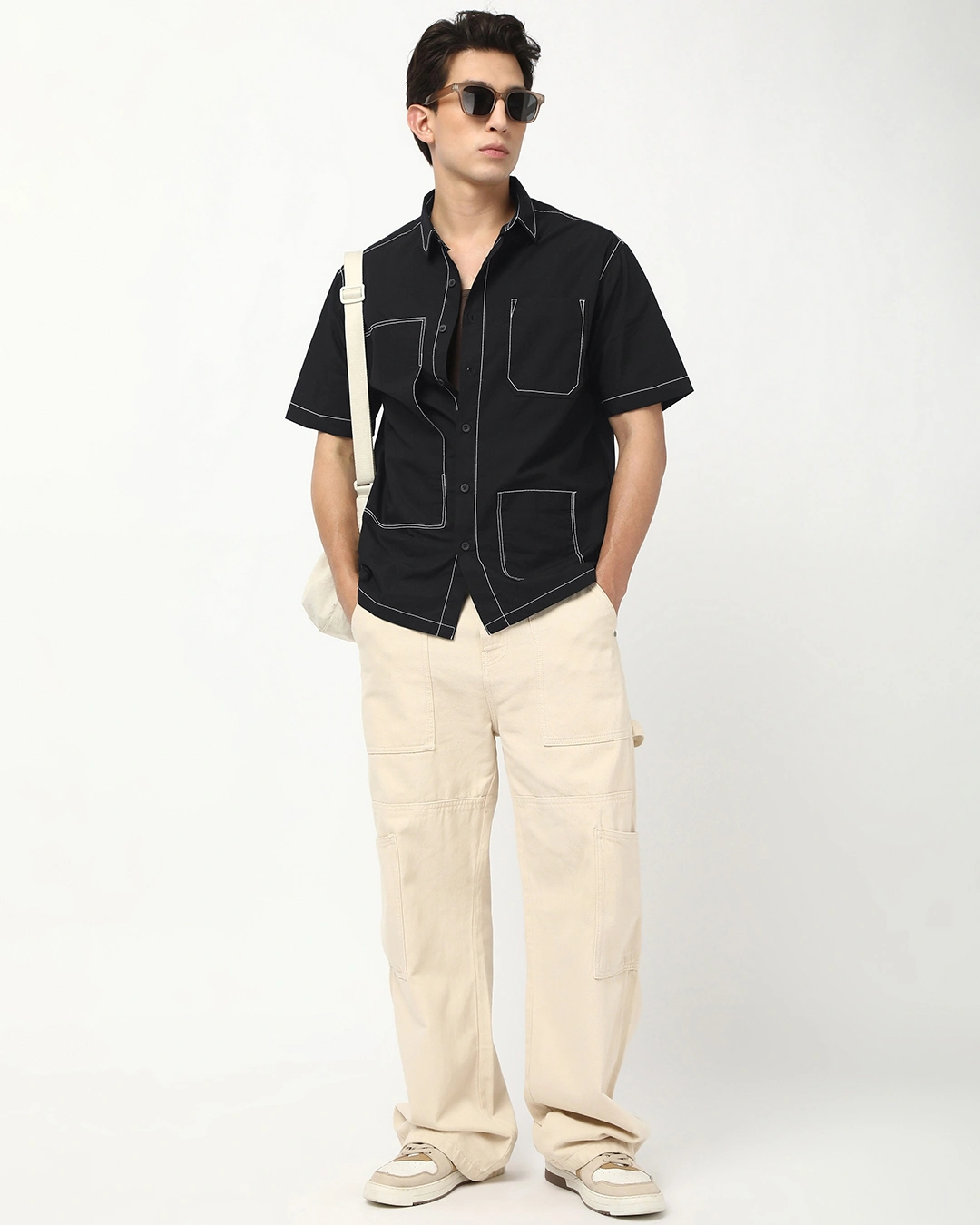 men's jet black oversized shirt men's jet black oversized shirt