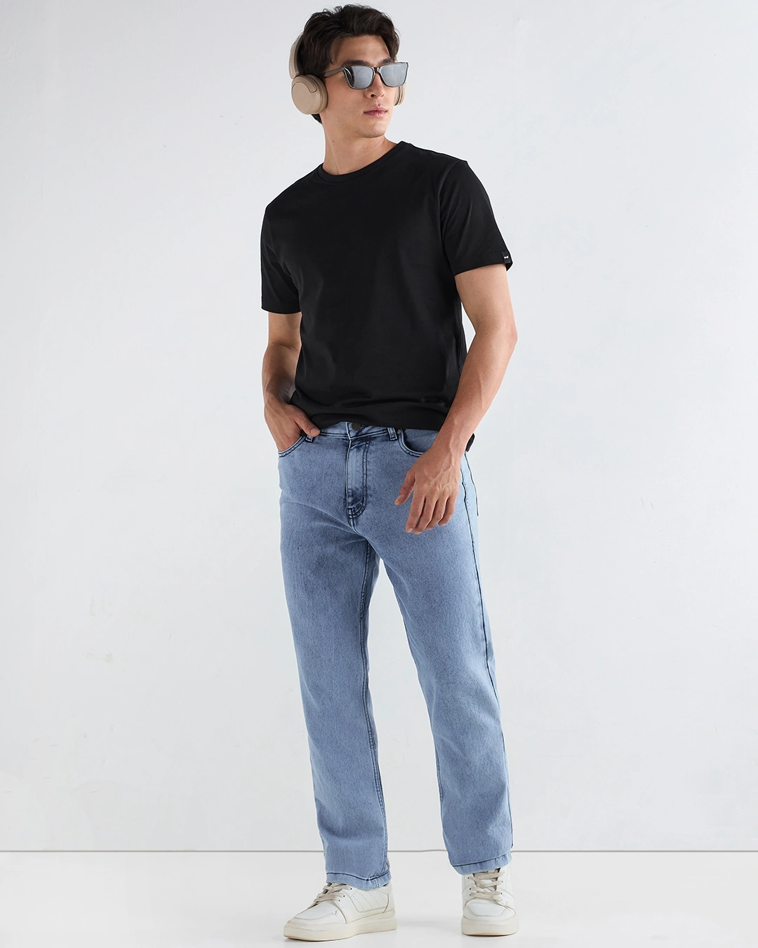 Men S Light Blue Slim Straight Fit Stretchable Mid Rise Jeans 662623 1751015256 4