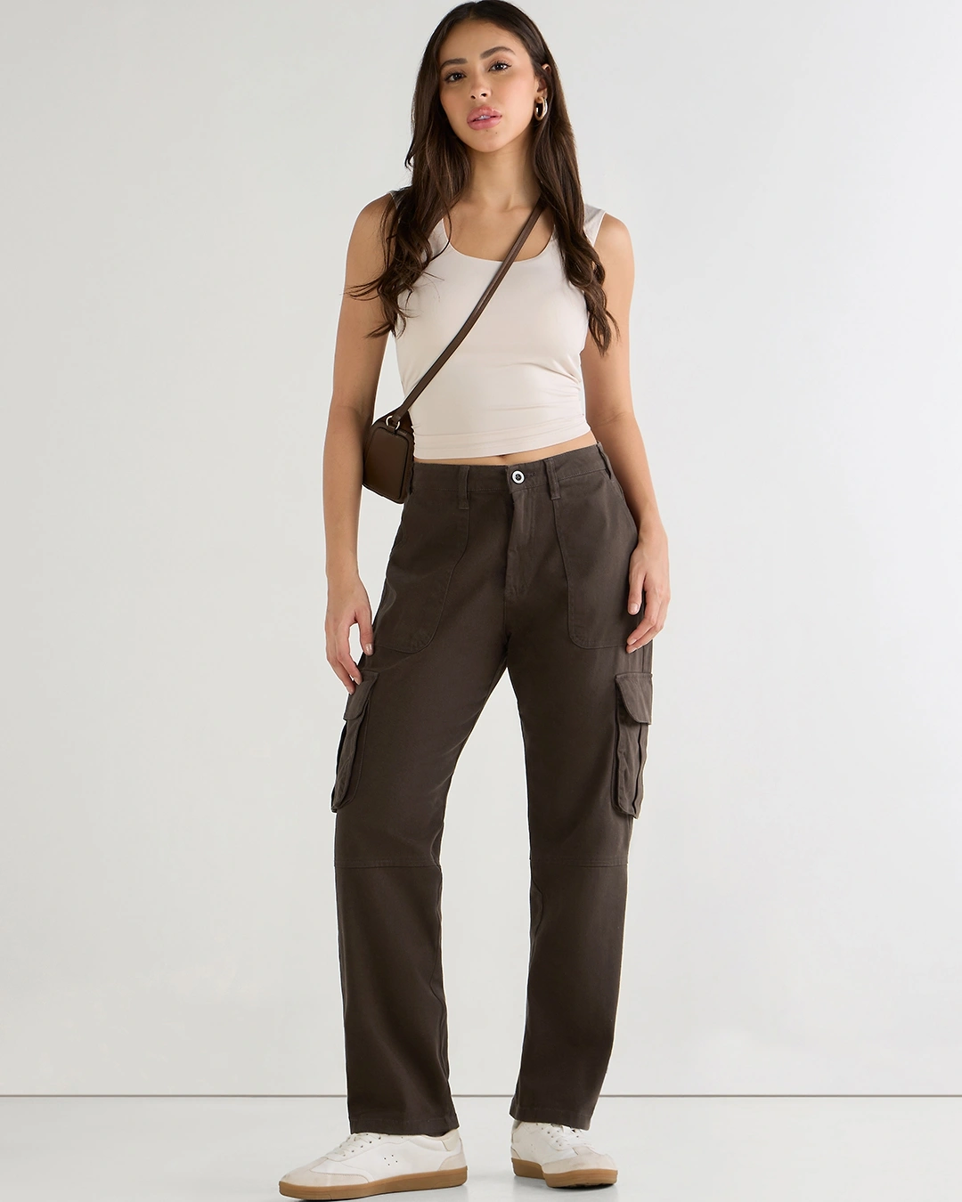 Women S Brown Cargo Pants 620015 1751433086 4