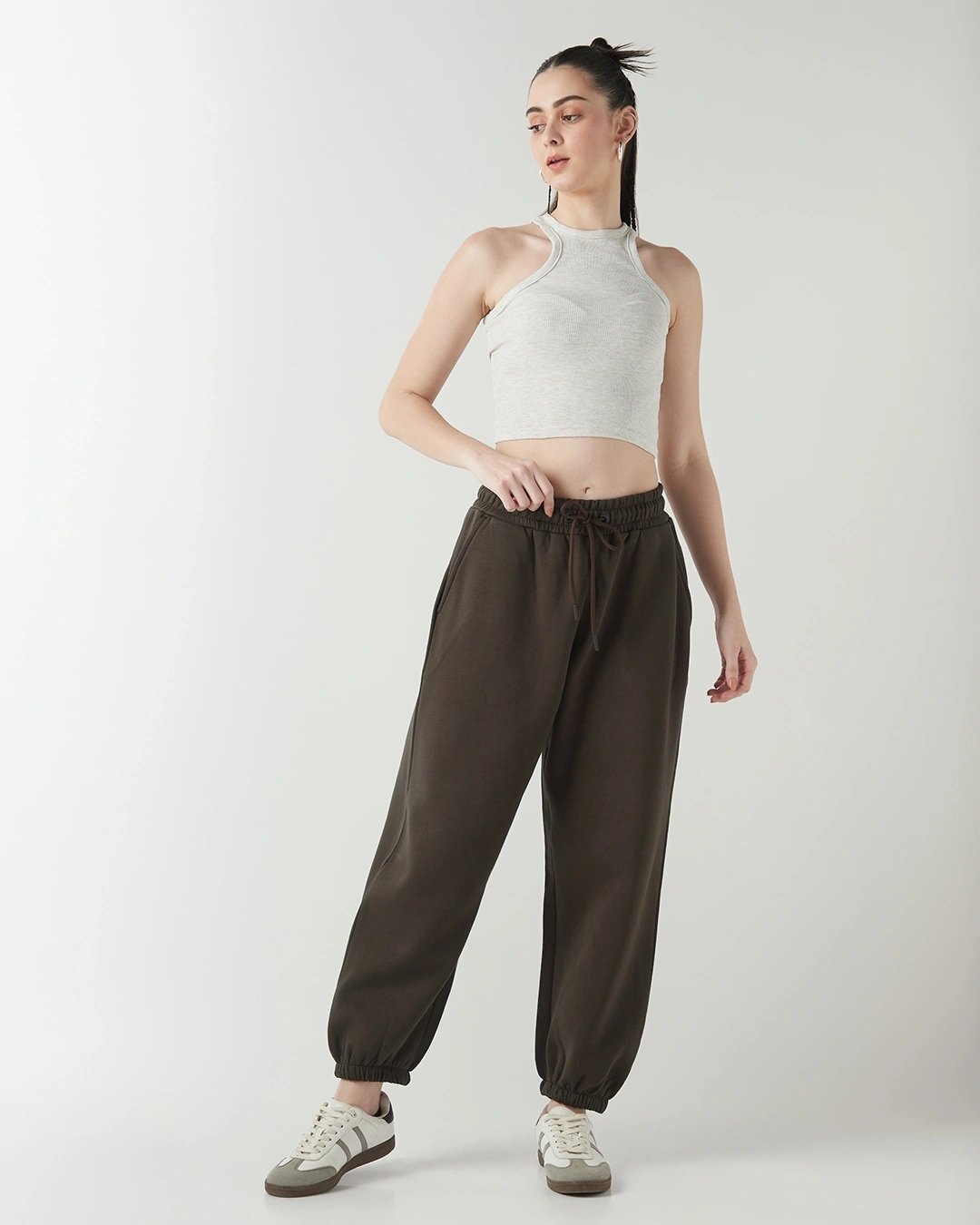 Women S Chocolate Brown Super Loose Fit Joggers 649925 1733317607 5