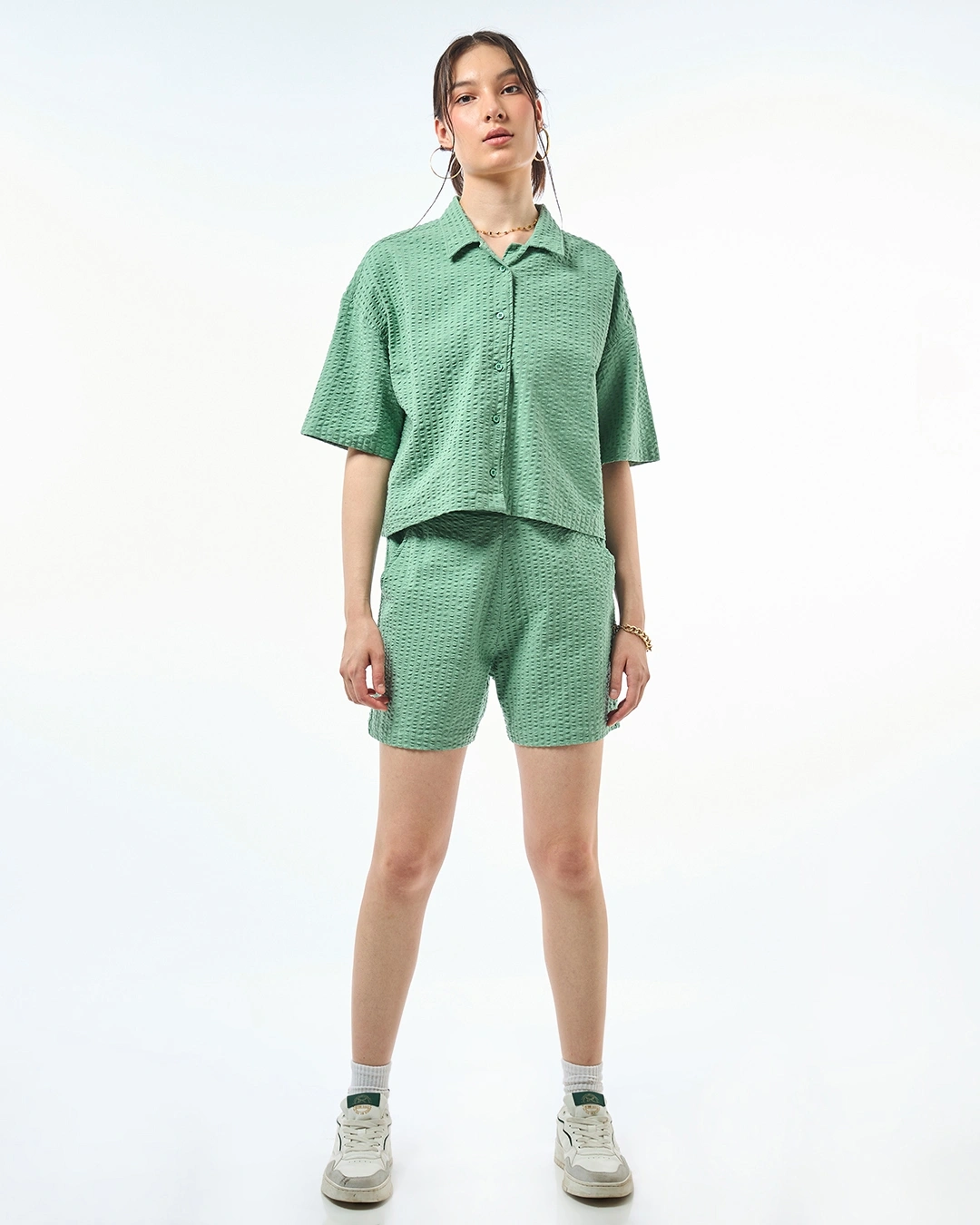Women S Green Oversized Co Ordinates 628251 1720180394 4