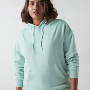 women's green oversized plus size hoodies