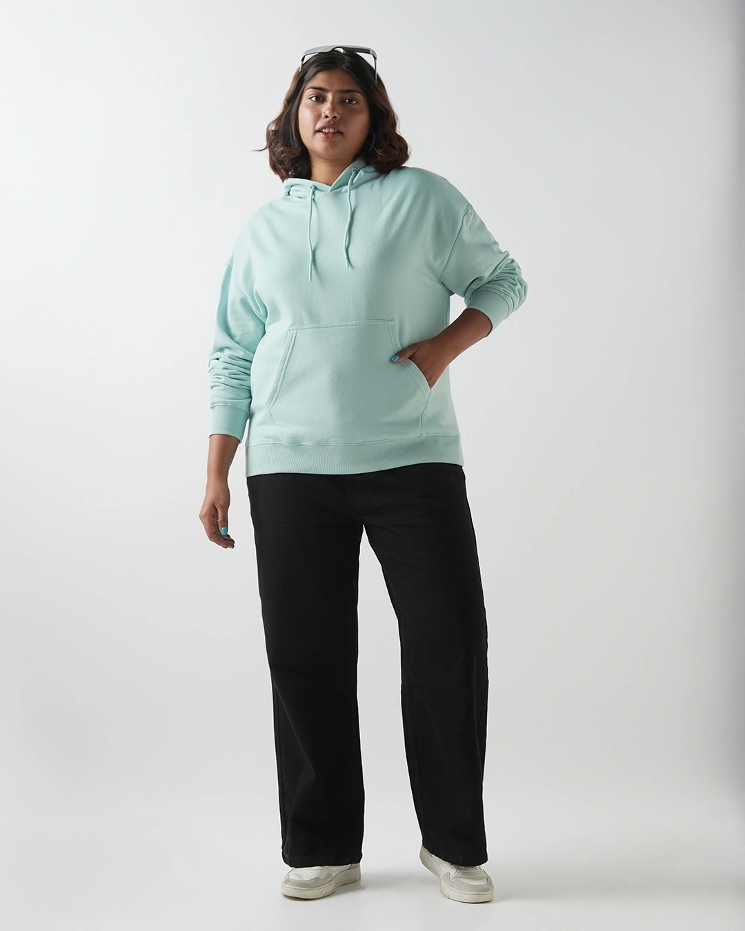 Women S Green Oversized Plus Size Hoodies 641032 1732019912 4