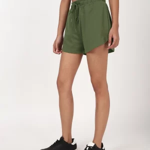 women's green shorts